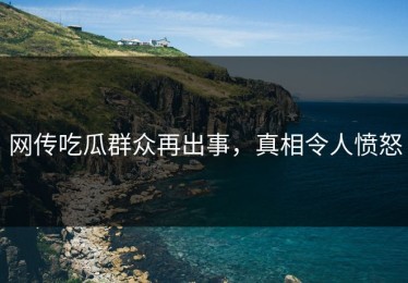 网传吃瓜群众再出事，真相令人愤怒