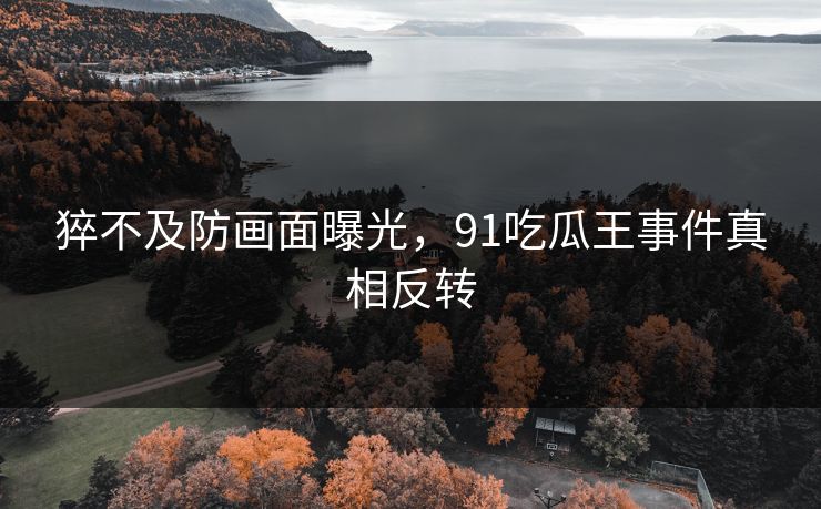 猝不及防画面曝光，91吃瓜王事件真相反转