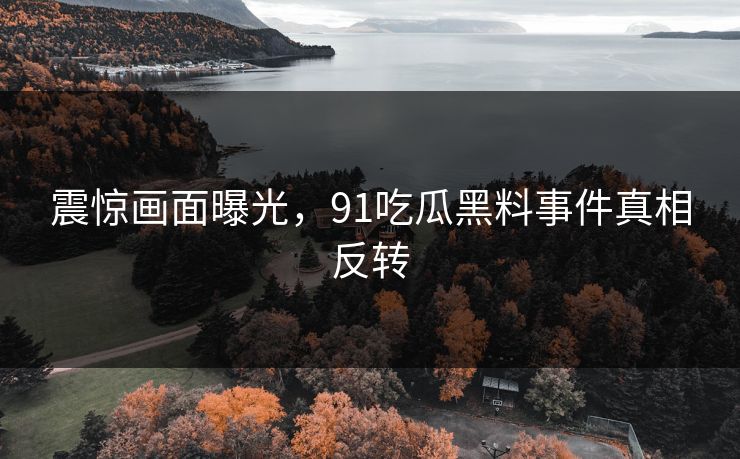 震惊画面曝光，91吃瓜黑料事件真相反转