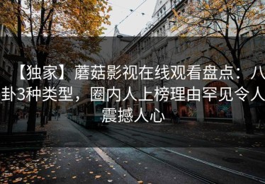 【独家】蘑菇影视在线观看盘点：八卦3种类型，圈内人上榜理由罕见令人震撼人心