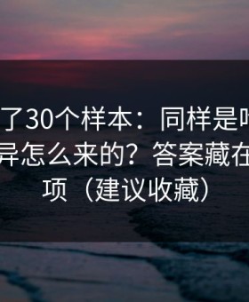 我对比了30个样本：同样是吃瓜51，体验差异怎么来的？答案藏在隐私选项（建议收藏）
